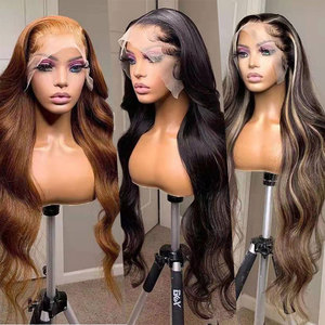 Peluca de cabello humano rubio con encaje Frontal, brasileña, 360, 13x4, 13x6, HD, para mujeres blancas, venta al por mayor - Product Image 4
