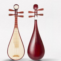 Großhandel Chinesisches Pipa-Instrument Rotholz 5-Saiten-Pipa Komplettset für Anfänger mit Koffer Fabrikpreis für Musikgeschäfte & Schulen