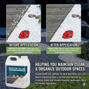Colla Monocomponente per Pacciamatura Non Tossica e Adatta agli Animali Domestici, Legante per Pietre per Giardini, Cortili, Sentieri, Aiuole e Pavimentazioni in Ciottoli - Product Image 3