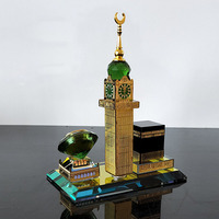 Modèle de la Tour de l'Horloge Royale en Cristal de Makkah pour Souvenir Musulman