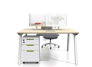 โต๊ะทำงานเหล็กแบบโมเดิร์น<span class=keywords><strong>2</strong></span> 4 6ที่นั่งทำงานเปิดตามสั่ง - Product Image 3