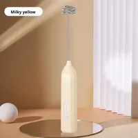 Pengaduk susu Frother kopi, pengaduk genggam elektrik untuk penggunaan rumah, krim susu kecil, pengocok susu