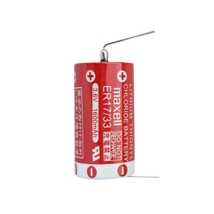 Batería de Litio <span class=keywords><strong>Maxell</strong></span> ER17/33 <span class=keywords><strong>3.6V</strong></span> 2/3A 1600mAh Apta para PLC Servo CNC Máquina Herramienta Programadores - Product Image 1