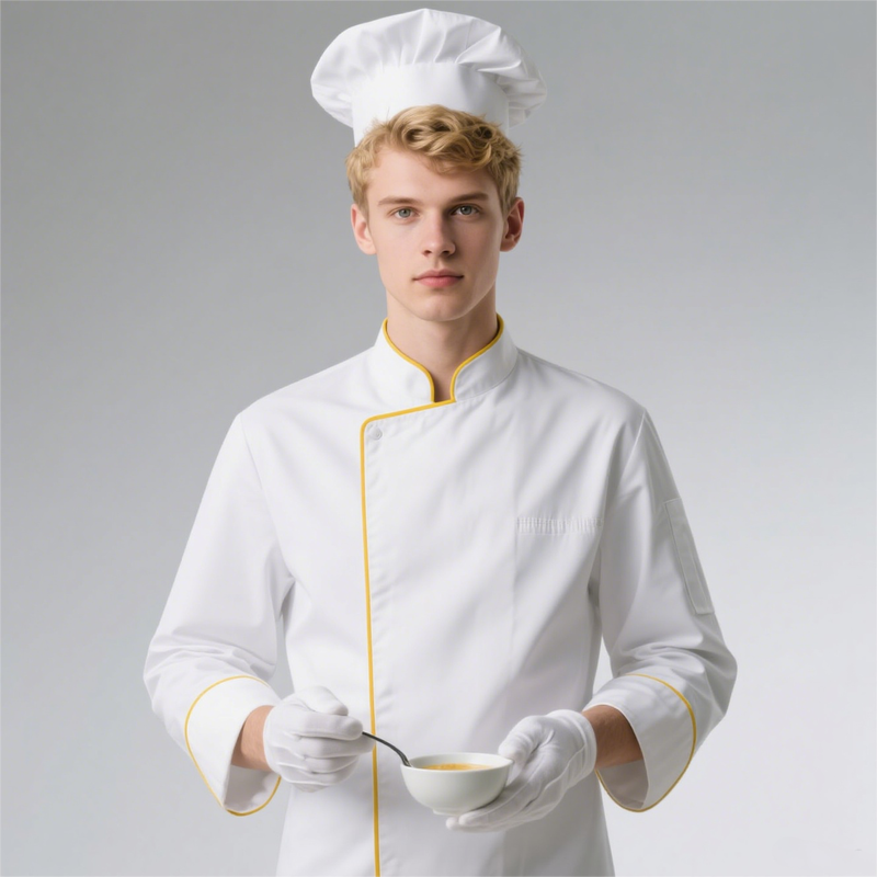 JXKRSZF Hotel Chef Uniforms Long sleeved
