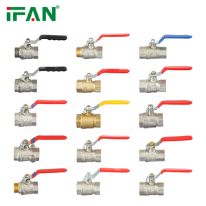 Ifan Van Bán Hàng Trực Tiếp Cửa Hàng Nhà Máy Mẫu Miễn Phí Brass Gas Van Nam Threaded Giả Mạo Tất Cả Các Kích Thước Brass Bóng Van - Product Image 4