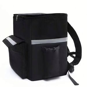 Sac Isotherme de Plage Noir Imperméable pour Pique-nique, Glacière Souple Thermique pour Livraison de Repas, Idéal pour le Camping et les Activités de Plein Air – Meilleure Vente - Product Image 5