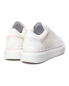 Zapatos Casuales Retro para Hombre al por Mayor, OEM y ODM, Zapatillas de Cuero Genuino, Logotipo Personalizado - Product Image 4