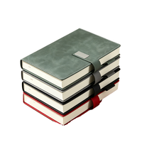 Individuelles Logo A5 Notizbuch aus Kunstleder mit Weichem Einband, Stifthalter, Tagebuch für Büro und Unternehmen, Werbegeschenk