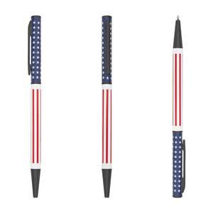 Stylo bille en métal créatif et amusant, populaire avec motif drapeau américain, stylos personnalisés avec logo, vente en gros - Product Image 5