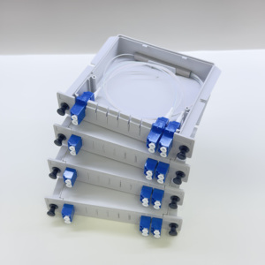 ตัวแยกไฟเบอร์ออปติก PLC แบบเสียบ 1x4 LC UPC จากโรงงานโดยตรง สำหรับเครือข่าย FTTH - Product Image 2