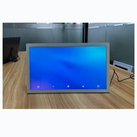 Nouvel écran tactile Android POE noir à cadre fin de 14 à 21,5 pouces avec caméra/WiFi/USB/RJ45 pour usage commercial et maison intelligente, garantie 3 ans