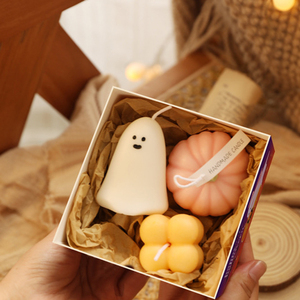 Decoraciones para el hogar Halloween Ghost Gift Box Set Velas para festivales para pequeños recuerdos Velas <span class=keywords><strong>de</strong></span> incienso <span class=keywords><strong>de</strong></span> ambiente - Product Image 5