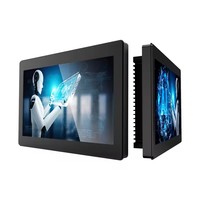 Ordinateur industriel embarqué, écran tactile 15,6 pouces, moniteur intégré avec écran tactile capacitif 10 points
