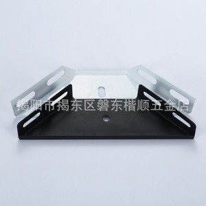 Kai Shun Large Corner Brace Iron White <b>Black</b> Furniture Support <b>Bracket</b> Stamping 020 - Product Image 1