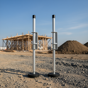 Nivelador de Escalera de Acero de 23.4 Pulgadas, Capacidad de Carga de 550 Libras, Bloqueo Manual, Diseño Industrial para Uso en Terrenos Irregulares en Construcción - Product Image 2