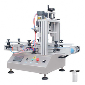 Machine automatique de bouchage de bouteilles pour eau, huile, jus, boissons, cosmétiques, parfums, shampoings, lotions, détergents - Product Image 1