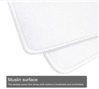 Tapis de souris personnalisé promotionnel avec logo, en tissu caoutchouté chauffant par sublimation, multi-certifié, tailles personnalisées, pour le gaming et le bureau