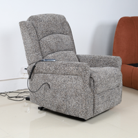 Fauteuil inclinable en tissu, canapé électrique inclinable simple pour personnes âgées, salon, chambre à coucher, meubles de maison