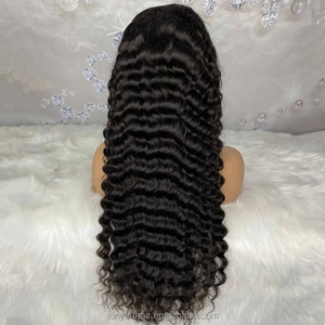 13x6 HD透明レースフロントルースウェーブウィッググルーレス人毛ウィッグ180密度ナチュラルルーズカールby XinYou - Product Image 5