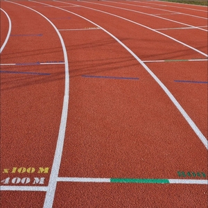 ระบบพื้นสนามวิ่งเคลือบสเปรย์ที่ได้รับการรับรอง IAAF ระดับ 2 สำหรับศูนย์ฝึกซ้อมโอลิมปิกและสนามกีฬาแข่งขันระหว่างประเทศ - Product Image 1