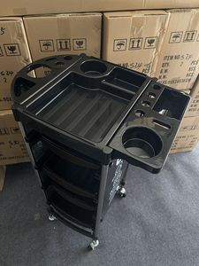 BLISSLIFE alat penata rambut, troli emas asisten penata rambut <span class=keywords><strong>Salon</strong></span> tata rambut dengan roda Universal bebas kusut - Product Image 4