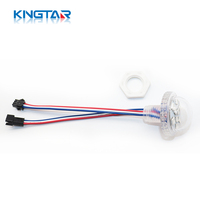 Luces LED RGB de 35 mm para Exteriores, con Cambio de Color, Fuente de Luz Puntual Permanente, Decoración para Parques de Atracciones y Carnavales