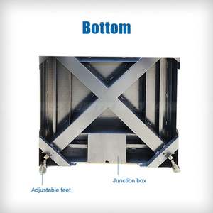 रैंप के साथ उच्च गुणवत्ता वाले 3000 किलोग्राम औद्योगिक फ्लोर प्लेटफॉर्म - Product Image 4