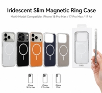 Casing HP Berkilau Populer dengan Lapisan Halus, Kotak Elegan Mewah untuk iPhone 18 Pro Max 17, Pelindung Sudut Anti Jatuh