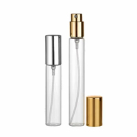 Vente en gros Logo personnalisé 2ml 3ml 5ml 10ml 20ml mini flacons de parfum en verre transparent avec atomiseur pour voyage