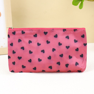 Nueva Bolsa de Maquillaje de Viaje para Mujer, Estilo Coreano, Linda, Resistente al Agua, con Cierre, Plegable - Product Image 3