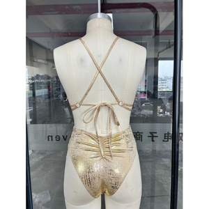<span class=keywords><strong>Maillot</strong></span> <span class=keywords><strong>de</strong></span> <span class=keywords><strong>bain</strong></span> une pièce sexy à décolleté plongeant et découpes, idéal pour l'été, la plage et la piscine - Product Image 4