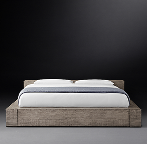 Meubles de chambre à coucher de luxe rétro américains, lit double, lit simple, meubles en bois massif, meubles sur mesure - Product Image 3