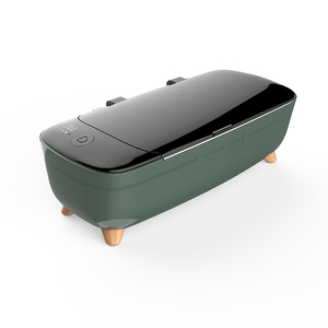 Mini máquina de limpieza por ultrasonidos, limpiador ultrasónico de joyería plateada - Product Image 1