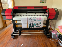 Schnelle Sublimation etikett Polyester gewebe Tinten strahl drucker Inkjet Flyer Plotter Druckmaschine