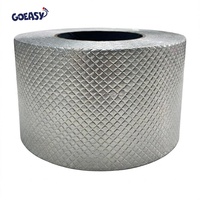 Ruban Butyle Imperméable avec Feuille d'Aluminium Réfléchissante, Adhésif Puissant, Bande d'Étanchéité pour la Réparation des Fuites de Toits et Fenêtres de Bâtiments