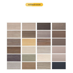 Nouvelle porte en bois massif de teck, finition moderne, personnalisable, avec design imperméable pour la maison - Product Image 5