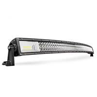 Nouvelle barre lumineuse LED incurvée à double rangée MCY 22/32/42/52 pouces, faisceau combiné 3D/7D 270W, étanche IP68, en aluminium moulé sous pression, lumière 6000K-6500K