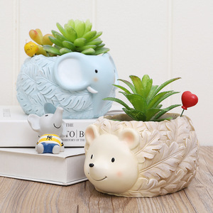 <span class=keywords><strong>Maceta</strong></span> de resina, artesanía de estilo japonés, Animal de dibujos animados, planta <span class=keywords><strong>en</strong></span> <span class=keywords><strong>maceta</strong></span> de escritorio, bonsái de jardín suculento <span class=keywords><strong>en</strong></span> el balcón - Product Image 4