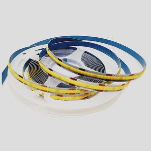 Fcob Fob LED Strip Lights USB powered 320LED ấm trắng 3000K 8mm chiều rộng Dimmable 90 + cao CRI 10 wát/mét COB dải ánh sáng 5V - Product Image 3