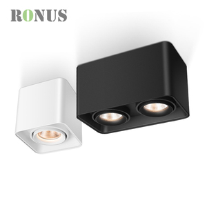 Foco <span class=keywords><strong>LED</strong></span> <span class=keywords><strong>Rectangular</strong></span> de Techo de 9W, Ajustable, 7W, COB, Cuadrado, de <span class=keywords><strong>Superficie</strong></span> - Product Image 5