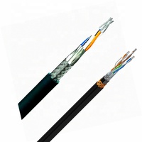Câble blindé à paires torsadées Ligne industrielle RS485 2x2x22AWG Câble de communication
