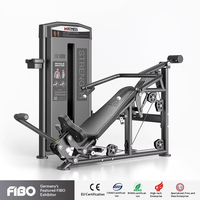 Presse pectorale inclinée commerciale avec fonction Reverse Fly, en tube épaissi, équipement de gym essentiel, ensemble complet