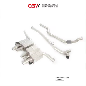 Высококачественные выхлопные глушители CGW, трубопроводная система, выхлопные трубы для Benz W213 E53 3,0 T - Product Image 3