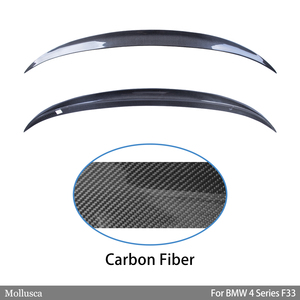 For 4 Series F33 Convertible&M4 F83 P Style Carbon Fiber <b>Rear</b> <b>Spoiler</b> Trunk Wing 2013-2020 - Product Image 2