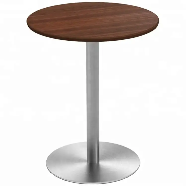 MDF mesa de café redonda branca pequena mesa redonda