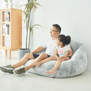 โซฟาขนกระต่ายฮันต้าวเปา ทรงกลม บรรจุฟองน้ำอย่างดี นั่งสบาย เหมาะสำหรับเด็กและผู้ใหญ่ ปรับแต่งสีได้ - Product Image 5