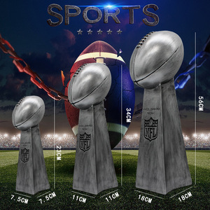 Trofeo y Medallas de la Copa de Fútbol de 23 cm, 34 cm y 56 cm, Trofeo del <span class=keywords><strong>Super</strong></span> <span class=keywords><strong>Bowl</strong></span> de la <span class=keywords><strong>NFL</strong></span> de <span class=keywords><strong>Super</strong></span> Belandor - Product Image 6
