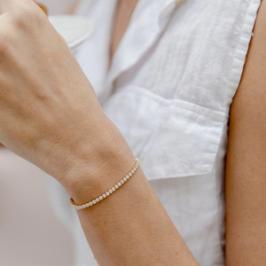 Bracelet ajustable en argent sterling 925 avec zircon, style Light Ennis, bijoux haut de gamme, accessoires transfrontaliers pour femmes - Product Image 1