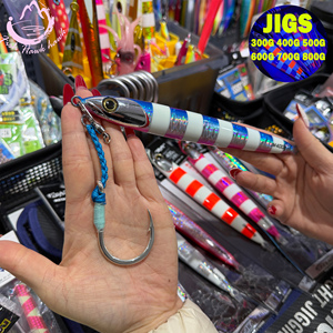 Señuelo de Pesca de Metal de 700g 800g para Pesca Lenta, Señuelo de Agua Salada para Pesca en Alta Mar, para Atún, Mero, Salmón, <span class=keywords><strong>Besugo</strong></span> y Pargo - Product Image 3