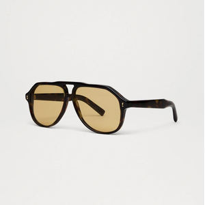 विंटेज वर्ग डबल पुल के साथ यूनिसेक्स जिमेई एसीटेट धूप का चश्मा क्लासिक ओवरसाइज़ शेल Uv400 पोलेराइज्ड आरामदायक - Product Image 4